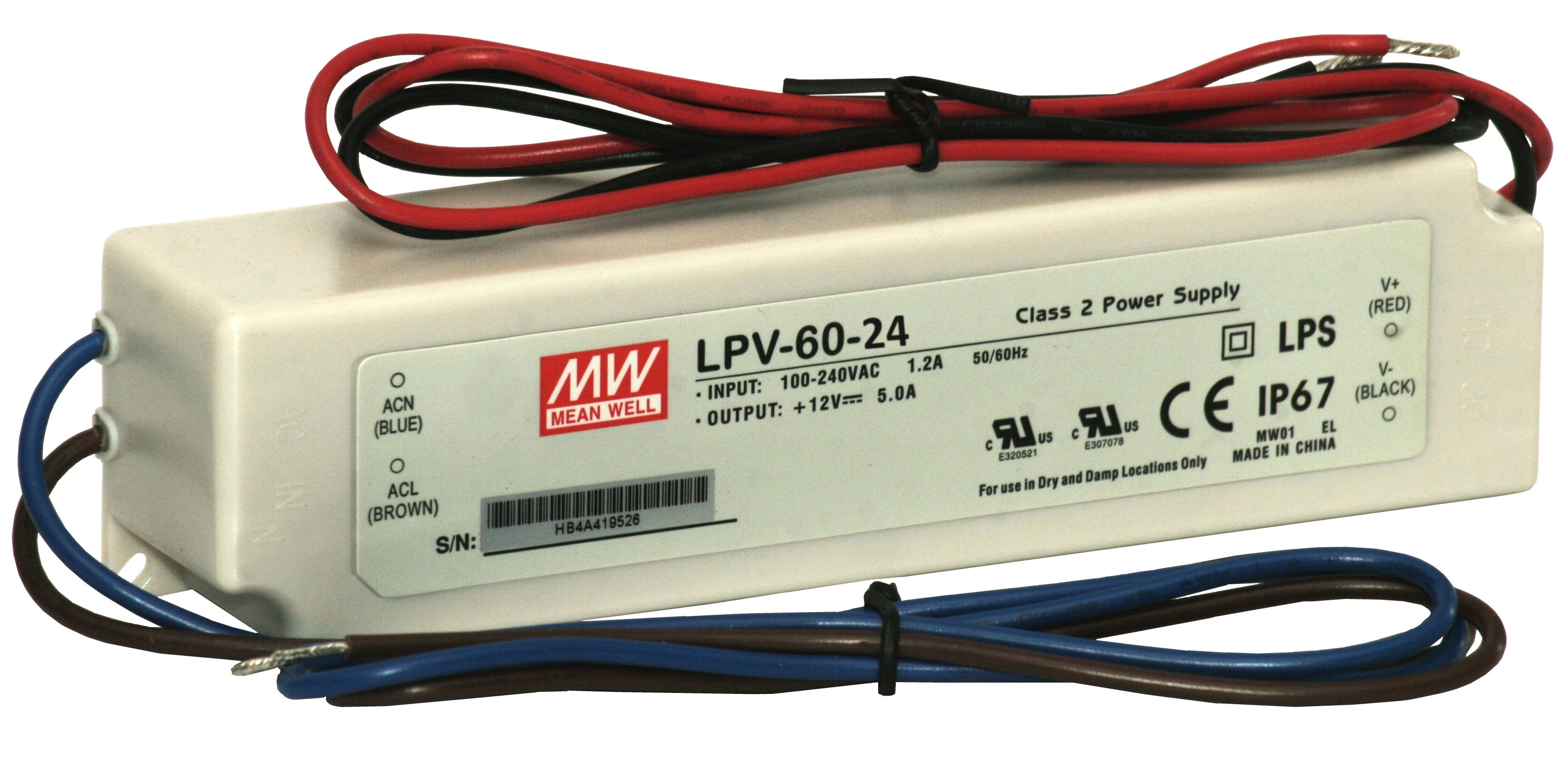 Power supply MW-LPV-60-24