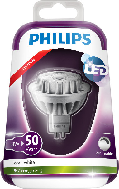 Philips LEDbulb 8-50W 840 MR16 36D